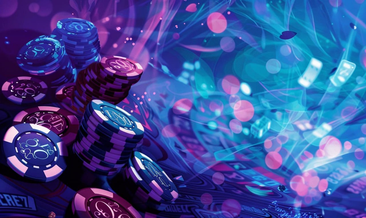 Ilustrasi perlindungan keamanan data dengan gembok digital biru